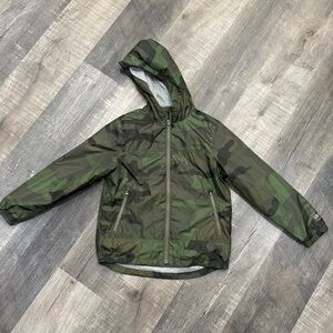 Gap Boys Camouflage Jersey Lined Windbreaker, EUC